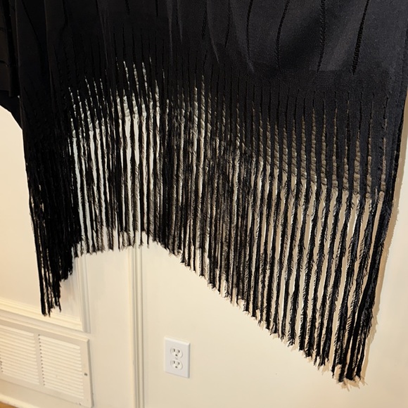 NWT Rare Tom Ford for Yves Saint Laurent YSL S/S 2002 Silk Poncho Cape one size - Picture 12 of 13